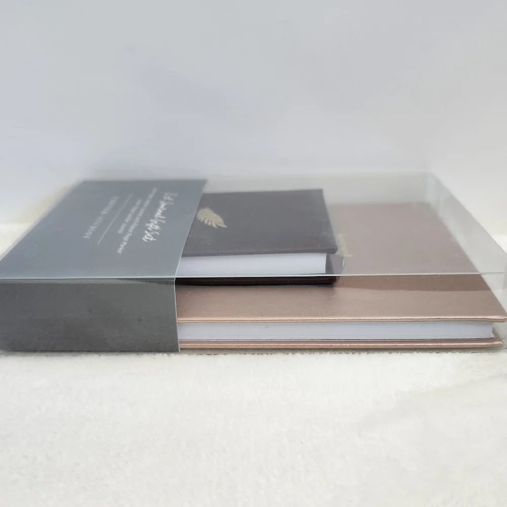 Gartner Studios Brown Rose Gold Vegan Leather Journal 2 Piece Gift Set NWT